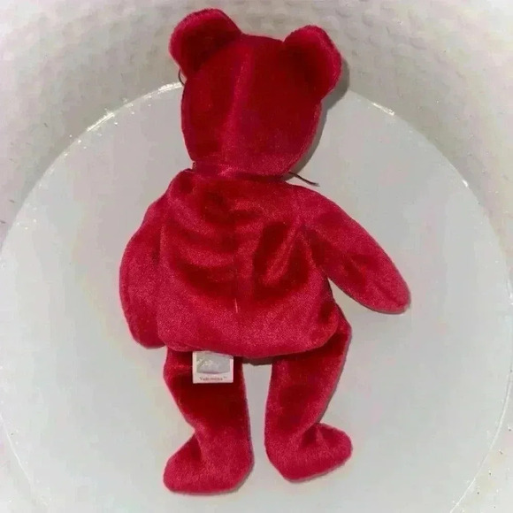1999/Ty Beanie Baby “Valentina” Plush Stuffed/PE Pellets/China/5th gen hang tag - Picture 14 of 14